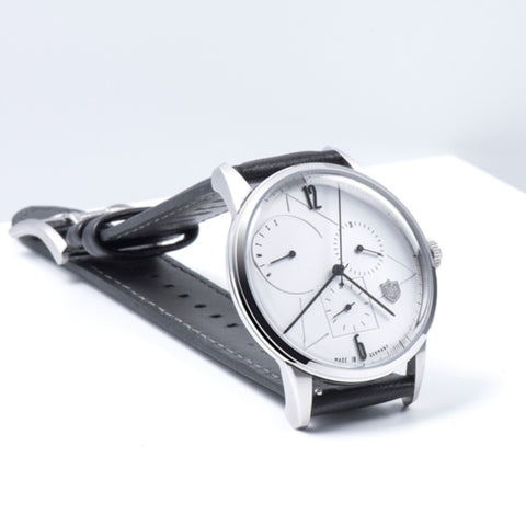 DUFA DF901905 Elegant Silver Case Automatic Movement Calendar Function Stylish Design