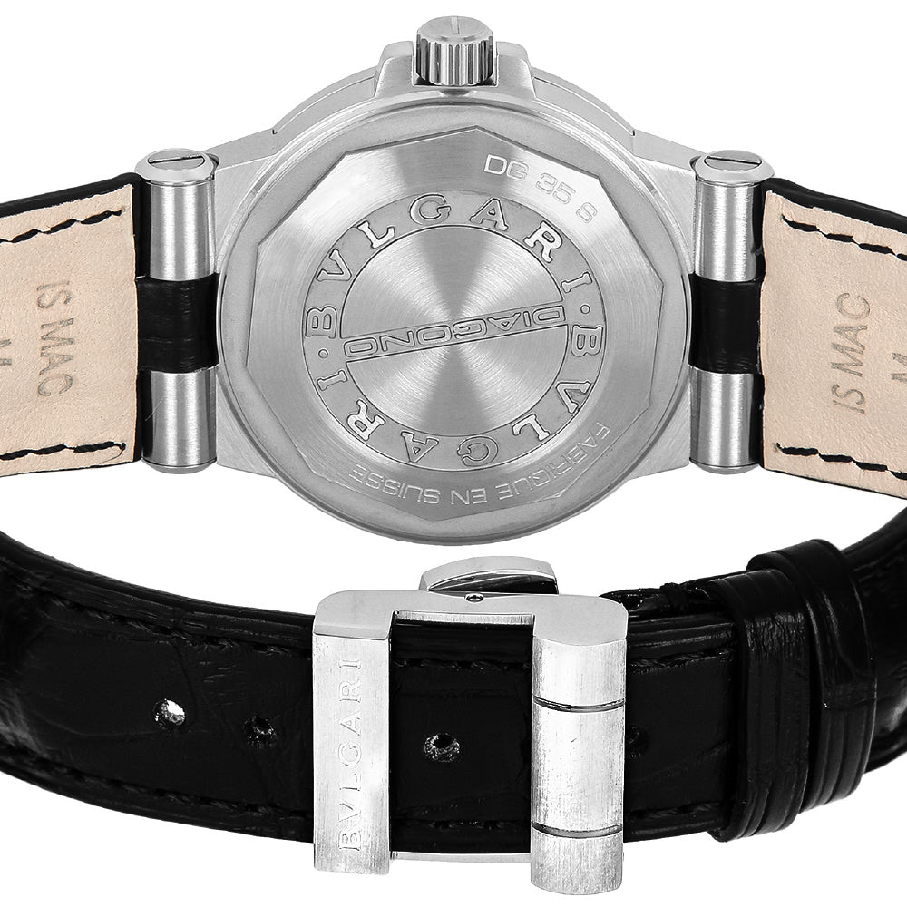 BVLGARI DG35BSLD Watch - BVLGARI Diagono 2-Year Warranty Black Watch - Authentic Parallel Import (Image 3)
