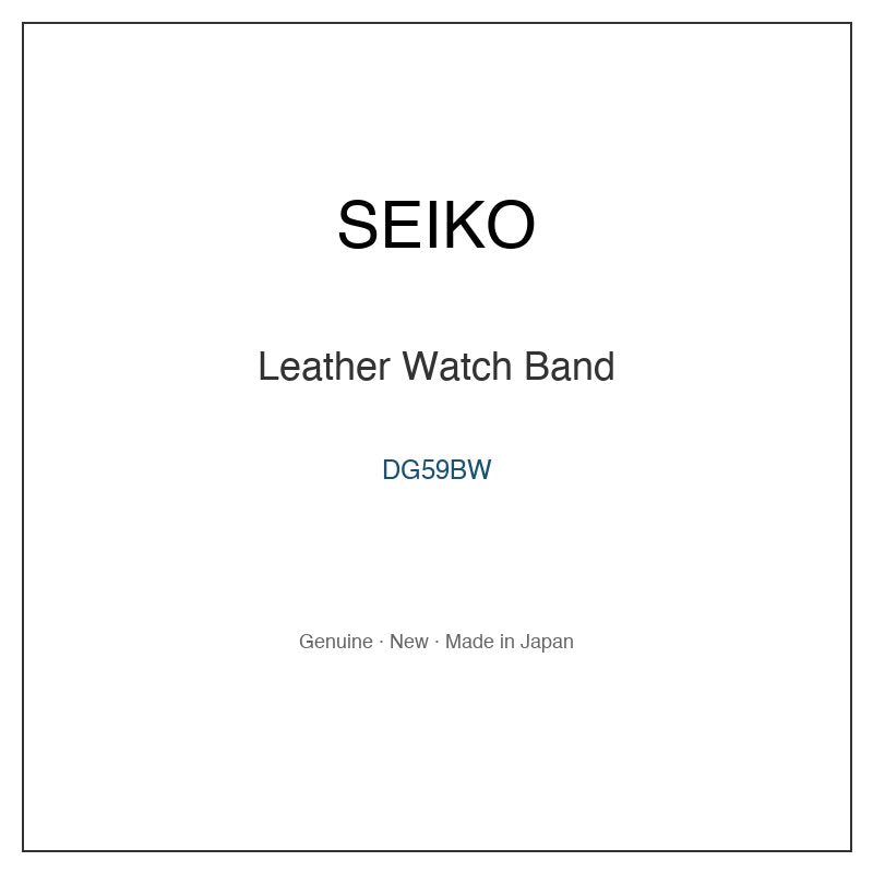 SEIKO DG59BW Watch Parts