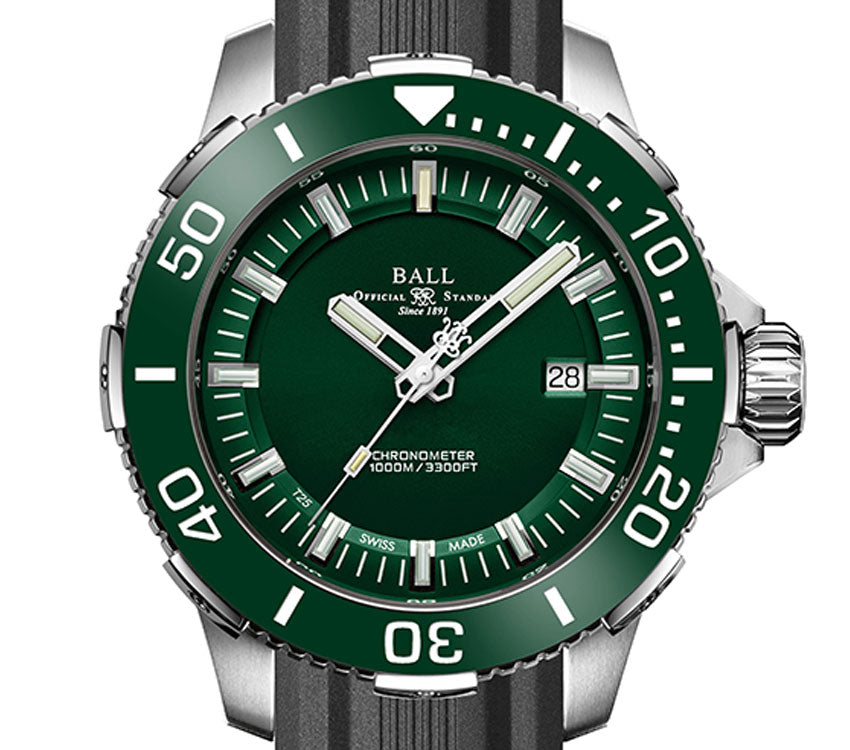 Ball DEEPQUEST2GREENRUBBER Watch