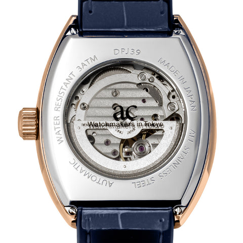 Angel Clover DPJ39PNV-NV Double Play Automatic Japan Made 1-Year Warranty Navy Stylish Design Water Resistant Elegant
