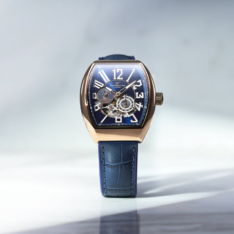 Angel Clover DPJ39PNV-NV Double Play Automatic Japan Made 1-Year Warranty Navy Stylish Design Water Resistant Elegant