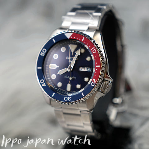 SEIKO 5 Sports Sports Style Blue Red Ref. SBSA003/SRPD53K1 watch made in japan - IPPO JAPAN WATCH 