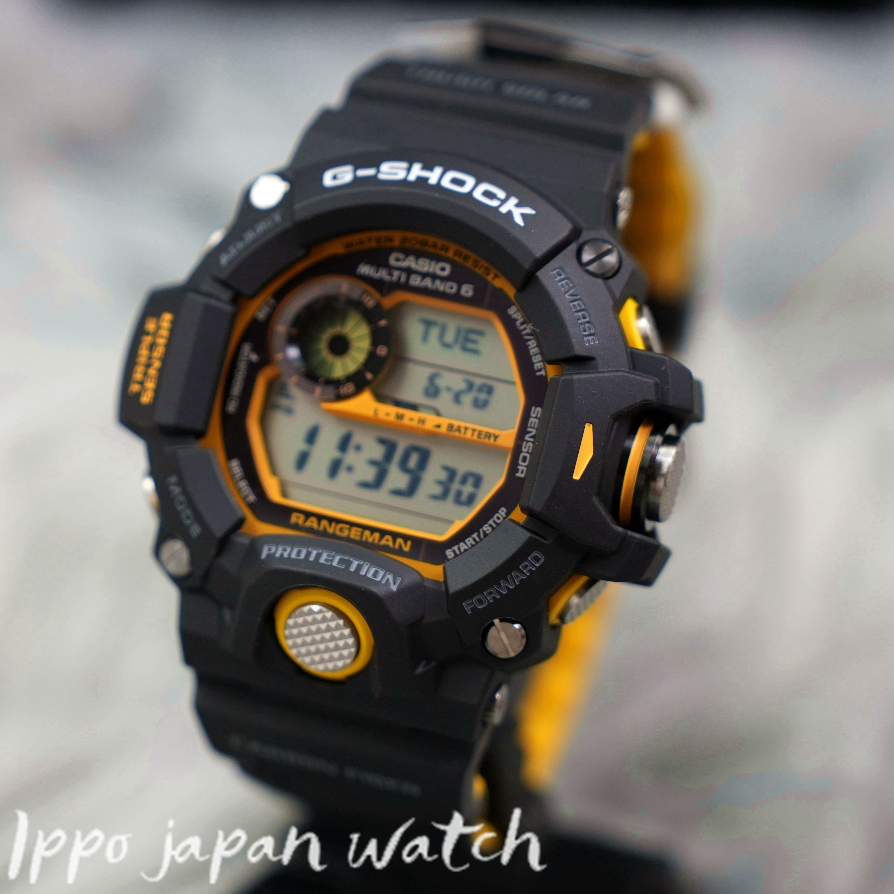 CASIO gshock GW-9400YJ-1JF GW-9400YJ-1 solar 20ATM watch 2023.01 relea