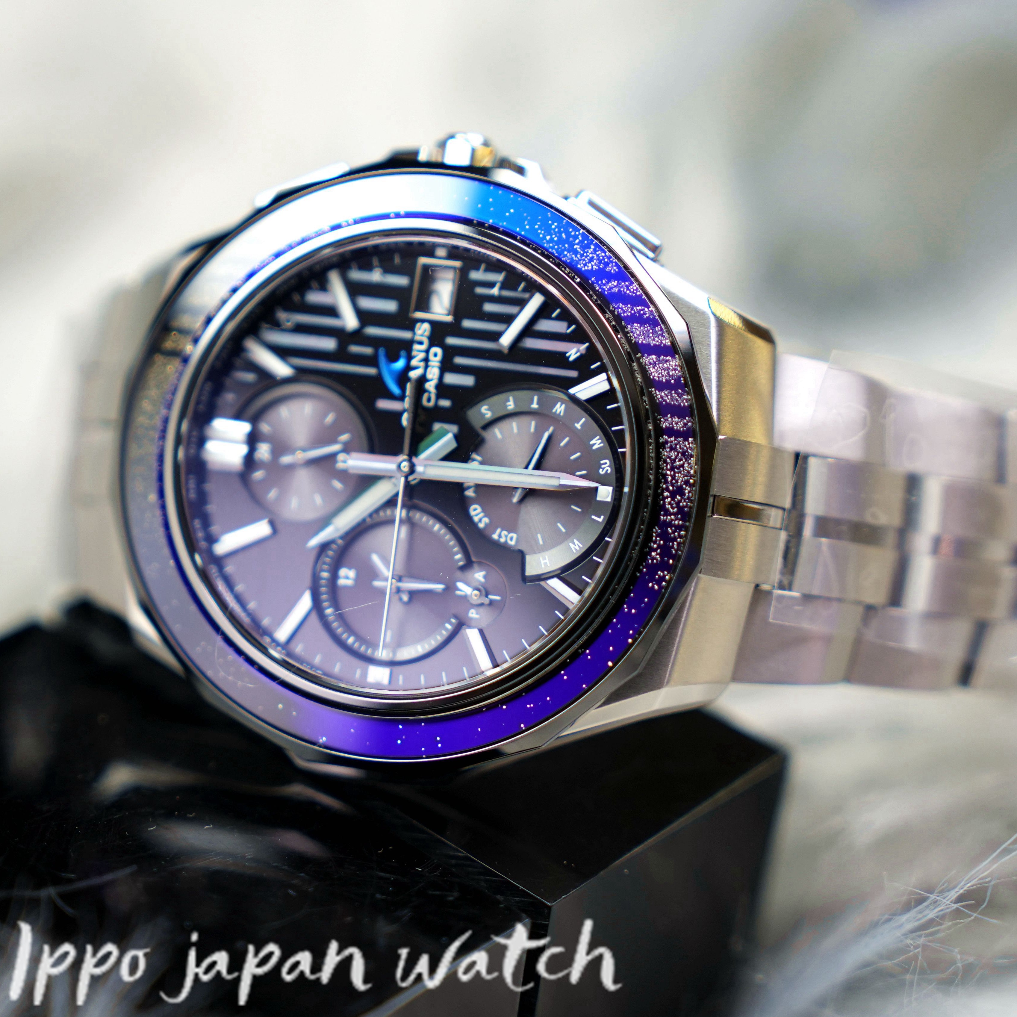 CASIO oceanus OCW-S5000MB-1AJF OCW-S5000MB-1A solar Titanium 10 ATM watch 2022.10released - IPPO JAPAN WATCH 