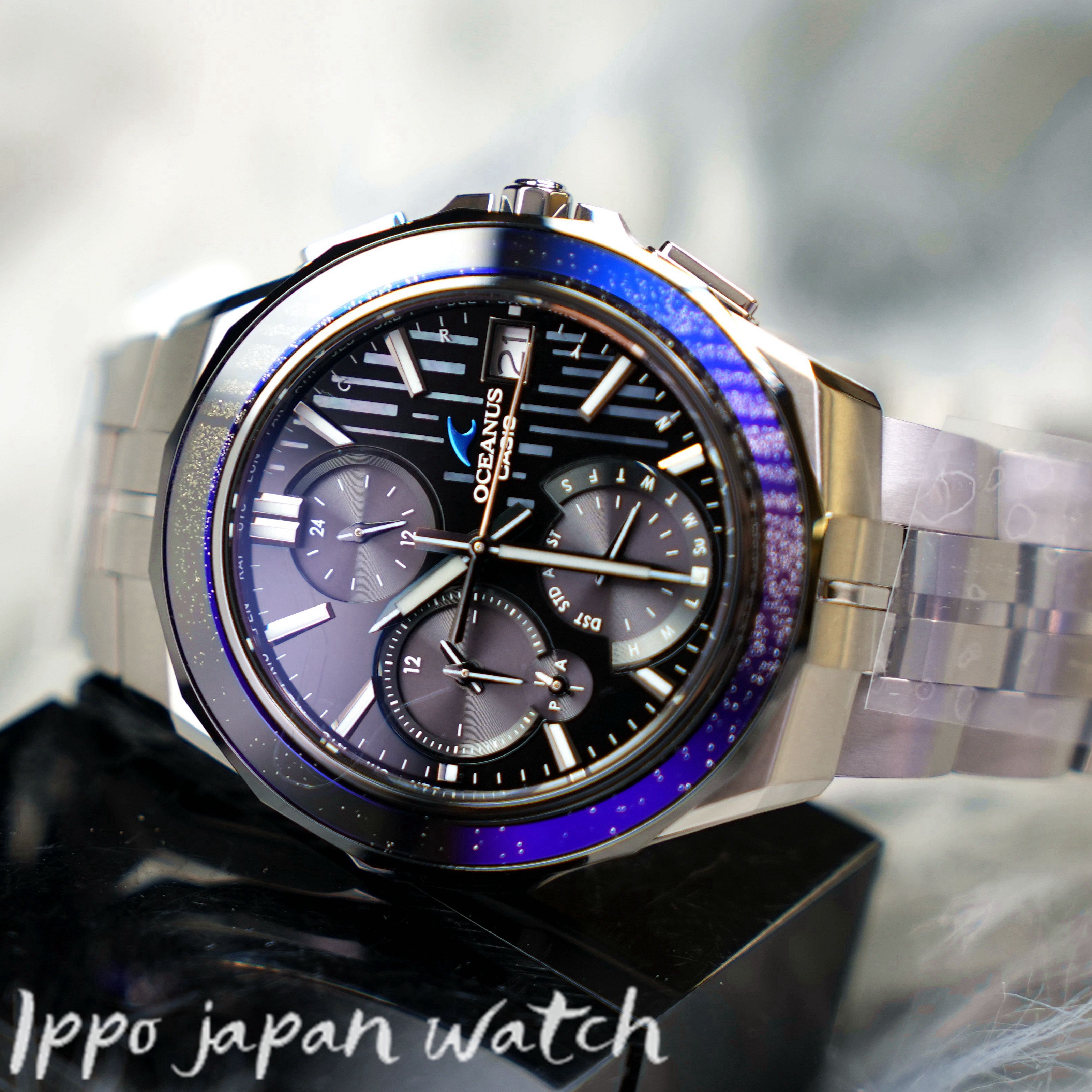 CASIO oceanus OCW-S5000MB-1AJF OCW-S5000MB-1A solar Titanium 10 ATM watch 2022.10released - IPPO JAPAN WATCH 