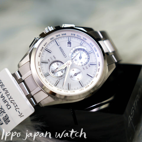 CITIZEN ATTESA Eco-Drive AT8040-57A Solar Titanium Chronograph White Dial Watch - IPPO JAPAN WATCH 