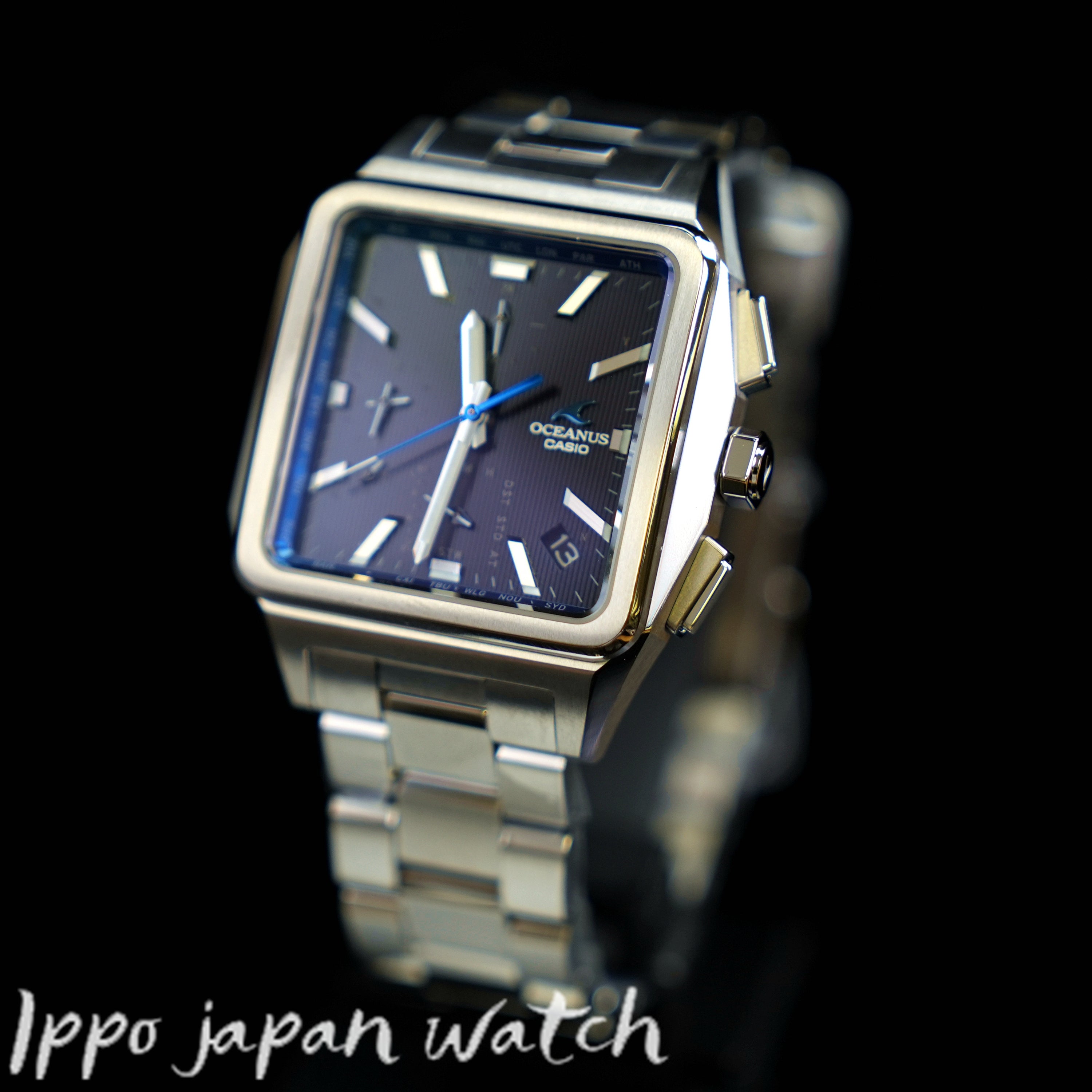 CASIO oceanus OCW-T5000-1AJF OCW-T5000-1A solar Titanium watch - IPPO JAPAN WATCH 