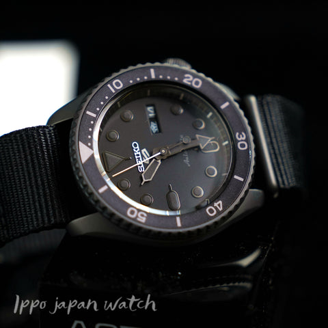 SEIKO 5 SPORTS Street SBSA025 SRPD79K1 Black Mechanical Automatic Men's Watch New - IPPO JAPAN WATCH 