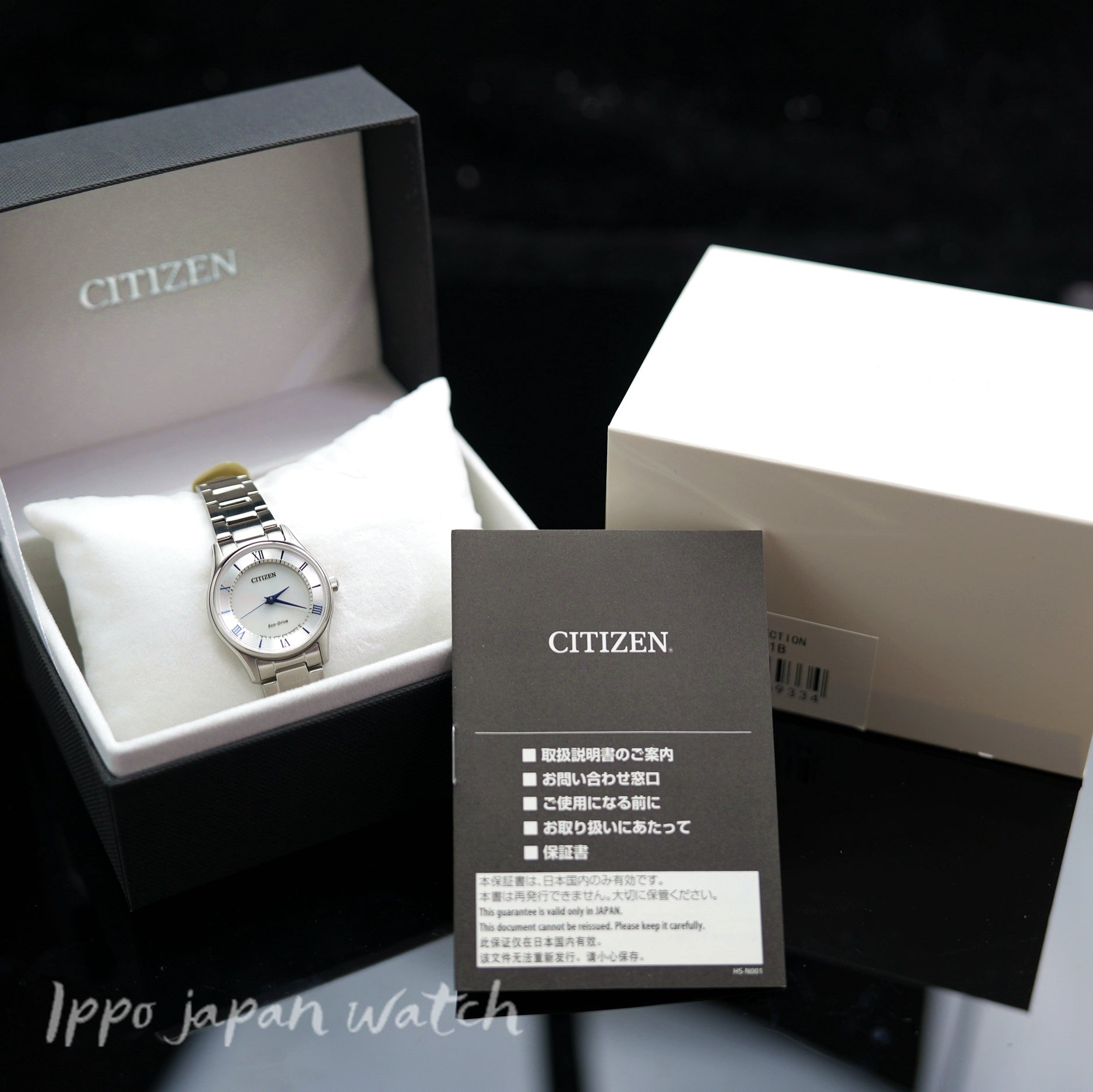 Citizen Collection EM0400-51B Eco-drive stainless Watch - IPPO JAPAN WATCH 