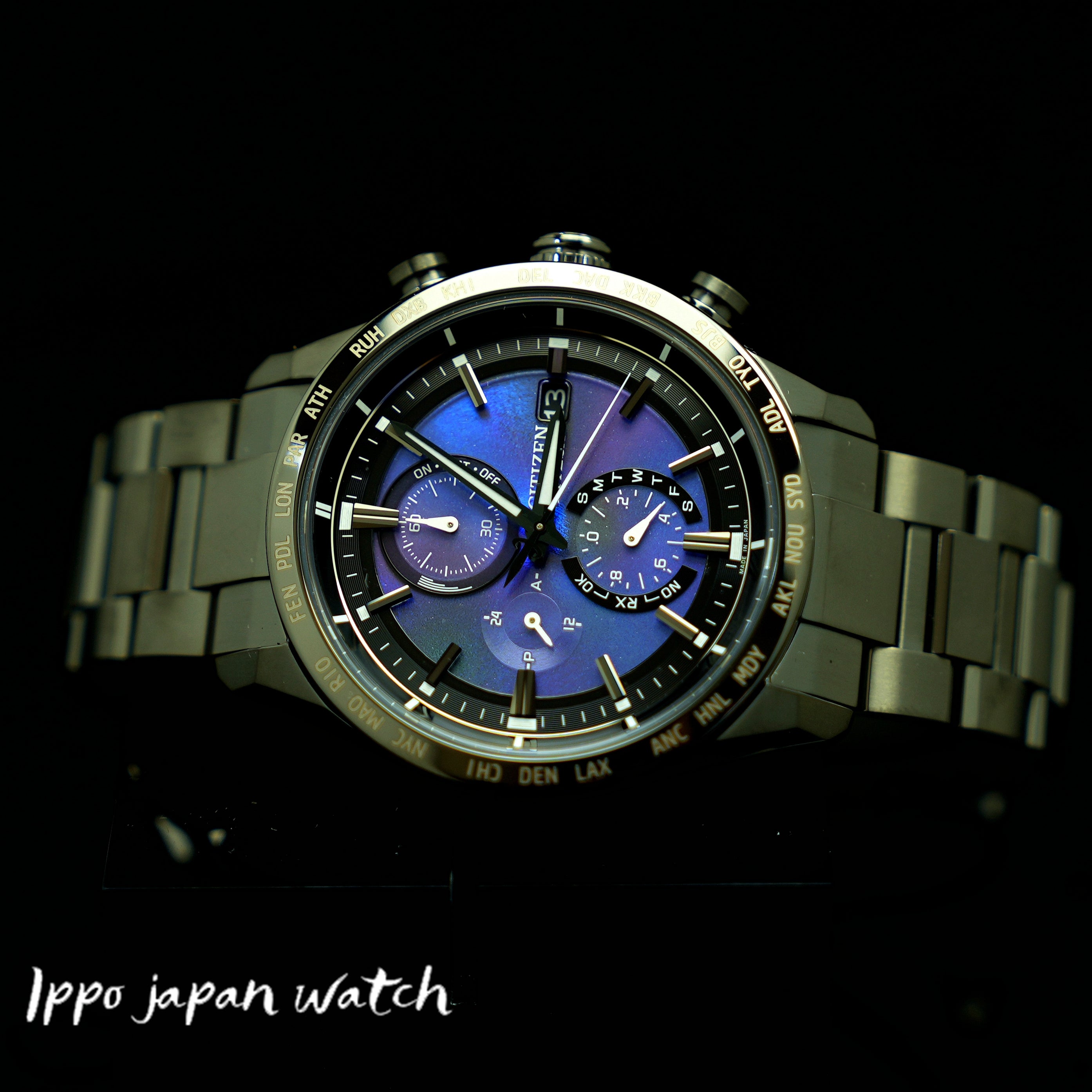 Citizen attesa AT8285-68Z Photovoltaic eco-drive super titanium watch Oct 2023 Release
