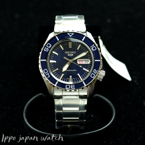 Seiko 5 sports SRPK97K1 Automatic Blue Dial Steel Bracelet Men's Watch Japan Made