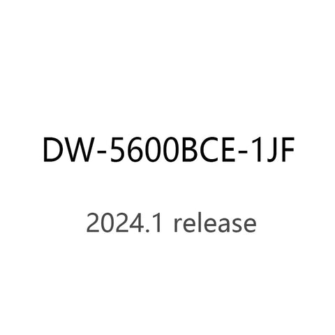 CASIO Gshock DW-5600BCE-1JF DW-5600BCE-1 Quartz Cross band 20ATM watch 2024.1release