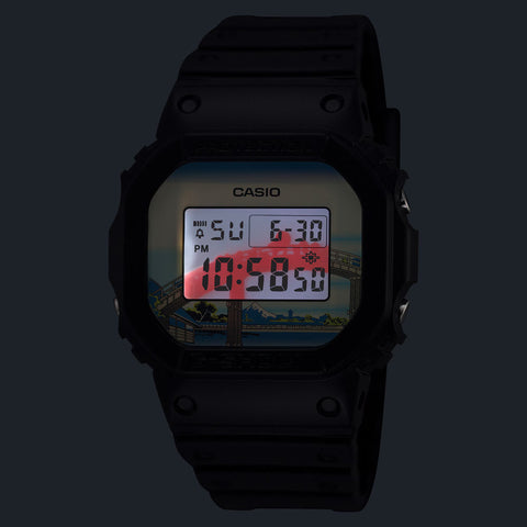 Casio G-shock DW-5600KHFM25-1JR DIGITAL Black popular design pattern model watch 2026.1.10  release