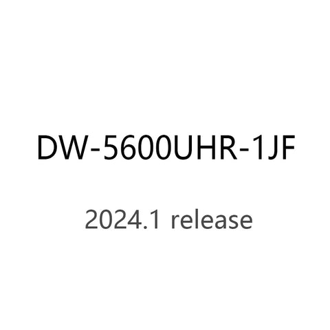 CASIO Gshock DW-5600UHR-1JF DW-5600UHR-1 Quartz resin 20ATM watch 2024.1release