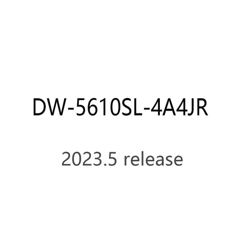 CASIO gshock DW-5610SL-4A4JR DW-5610SL-4A4 resin 20ATM watch 2023.05released - IPPO JAPAN WATCH 