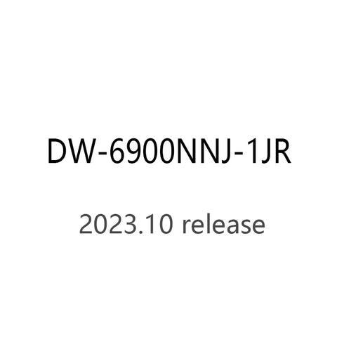 CASIO gshock DW-6900NNJ-1JR DW-6900NNJ-1 20ATM watch 2023.10 Release - IPPO JAPAN WATCH 