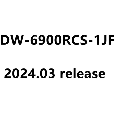 Casio G-Shock  DW-6900RCS-1JF  DW-6900RCS-1 6900 SERIES 2024.03 release Watch