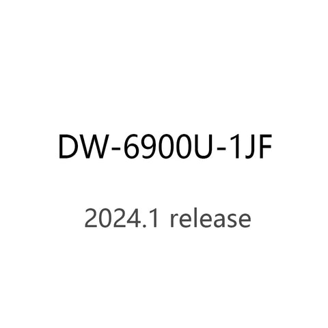 CASIO Gshock DW-6900U-1JF DW-6900U-1 Quartz resin 20ATM watch 2024.1release