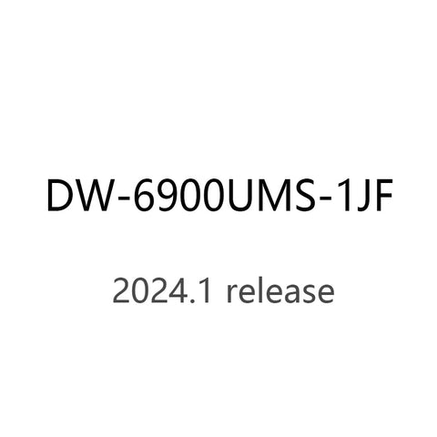 CASIO Gshock DW-6900UMS-1JF DW-6900UMS-1 Quartz resin 20ATM watch 2024.1release