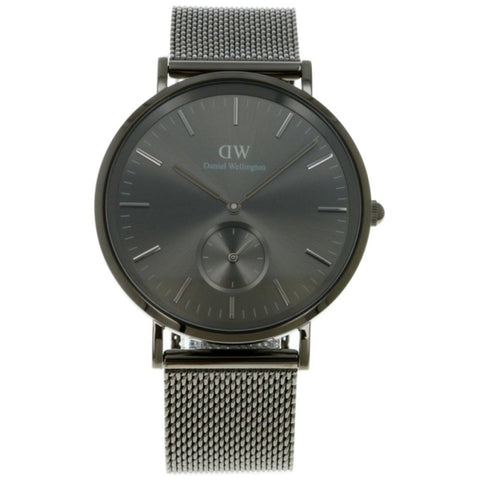 Daniel Wellington DW00100712 Watch - Multi-Eye 40 Anthracite Elegant Design Water Resistant Stylish Leather Strap
