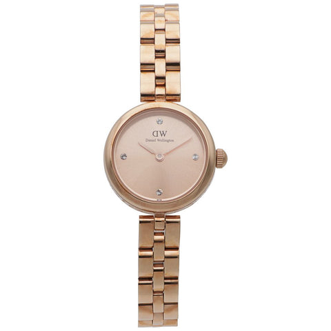 Daniel Wellington DW00100720 Watch - Elegant Pink Dial Stylish Women’s Watch Classic Design Durable Leather Strap