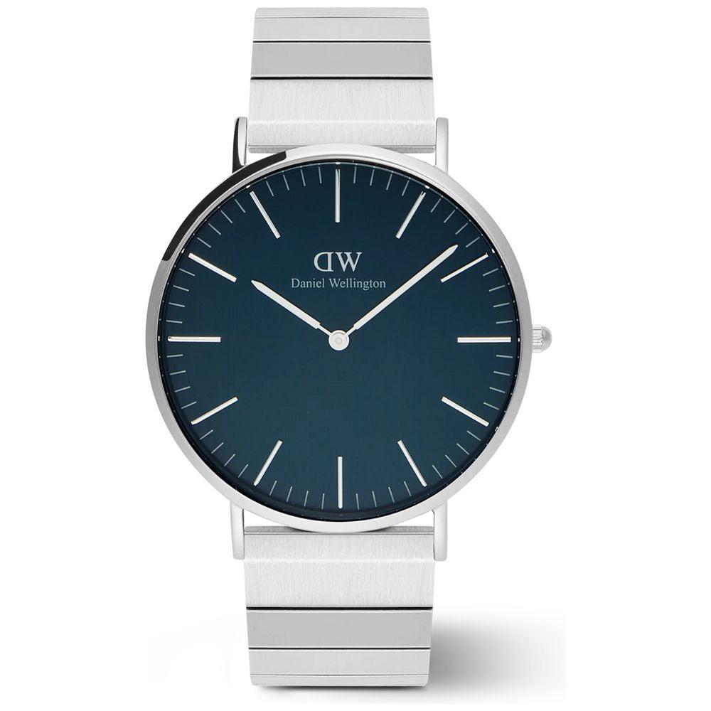 Daniel Wellington DW00100776 Watch - Men's Navy Watch - Classic Design - Stainless Steel - Water Resistant - Elegant Style