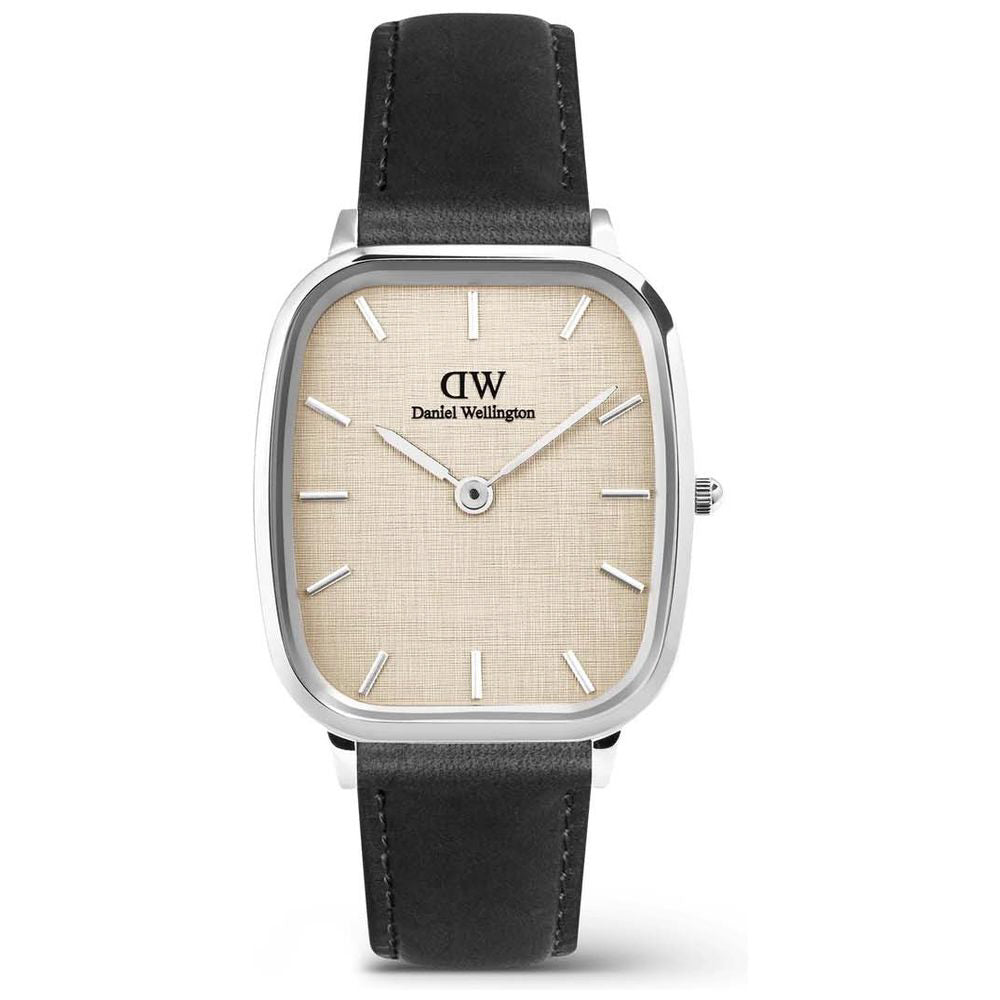 Daniel Wellington DW00100813 Watch - Elegant Beige Strap Minimalist Design Quartz Movement Water Resistant