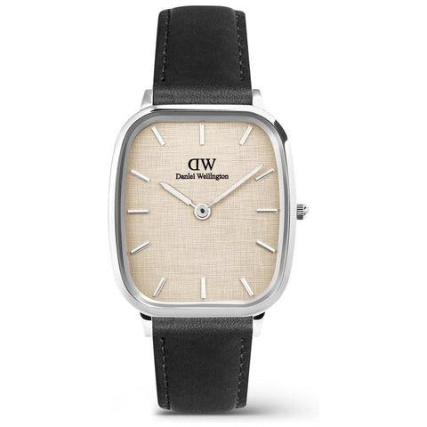 Daniel Wellington DW00100813 Watch - Elegant Beige Strap Minimalist Design Quartz Movement Water Resistant