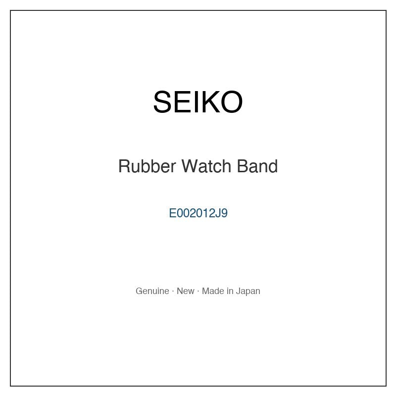 SEIKO E002012J9 Watch Parts