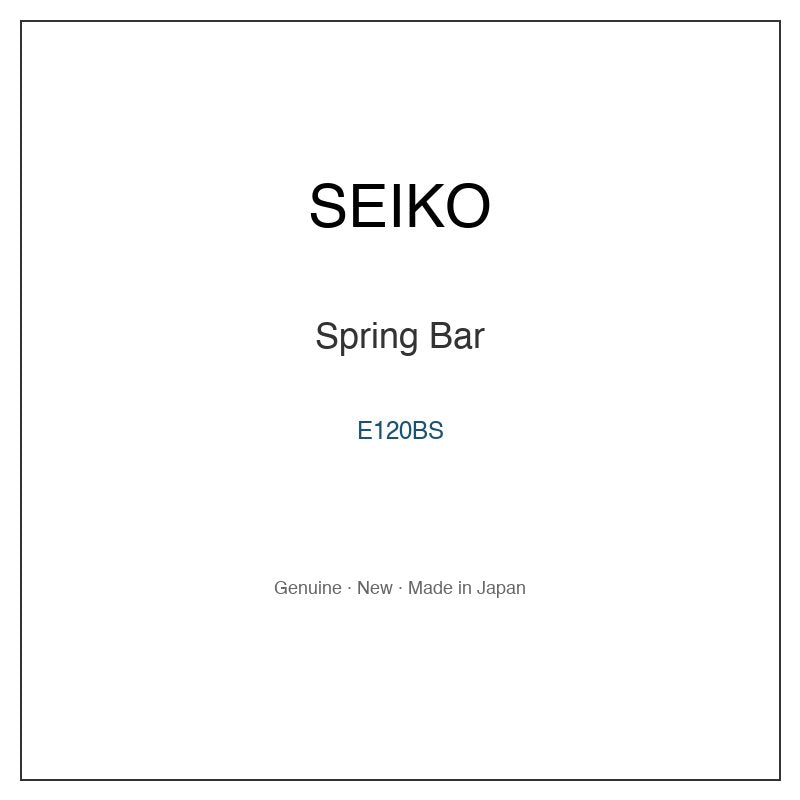 SEIKO E120BS Watch Parts