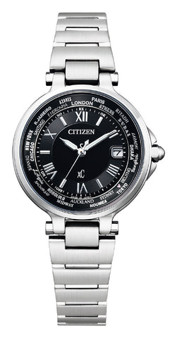 Citizen Ladies Watch xC HAPPY FLIGHT Series Eco-Drive Multi-Station Receiver Analog Pair Model Ladies EC1010-57F
