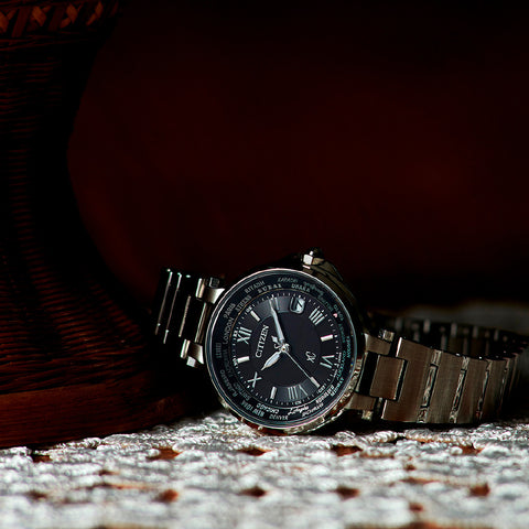 Citizen Ladies Watch xC HAPPY FLIGHT Series Eco-Drive Multi-Station Receiver Analog Pair Model Ladies EC1010-57F