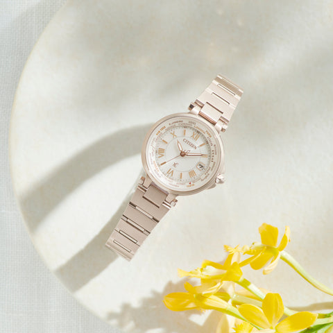 CITIZEN EC1017-58A Eco-Drive Technology Radio-Controlled Solar Power Elegant Design Water Resistant