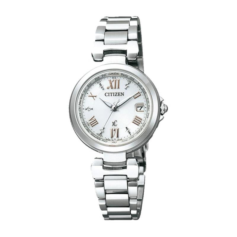 CITIZEN EC1030-50A Watch - Women's xC Happy Flight Series Eco-Drive Multi-Band Atomic Watch with Analog Display (Image 2)