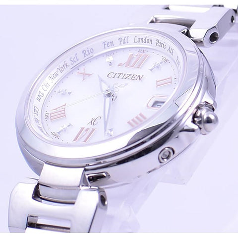 CITIZEN EC1030-50A Watch - Women's xC Happy Flight Series Eco-Drive Multi-Band Atomic Watch with Analog Display (Image 3)