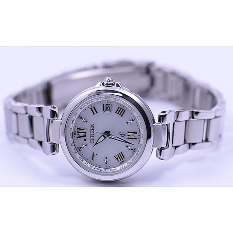 CITIZEN EC1030-50A Watch - Women's xC Happy Flight Series Eco-Drive Multi-Band Atomic Watch with Analog Display (Image 4)