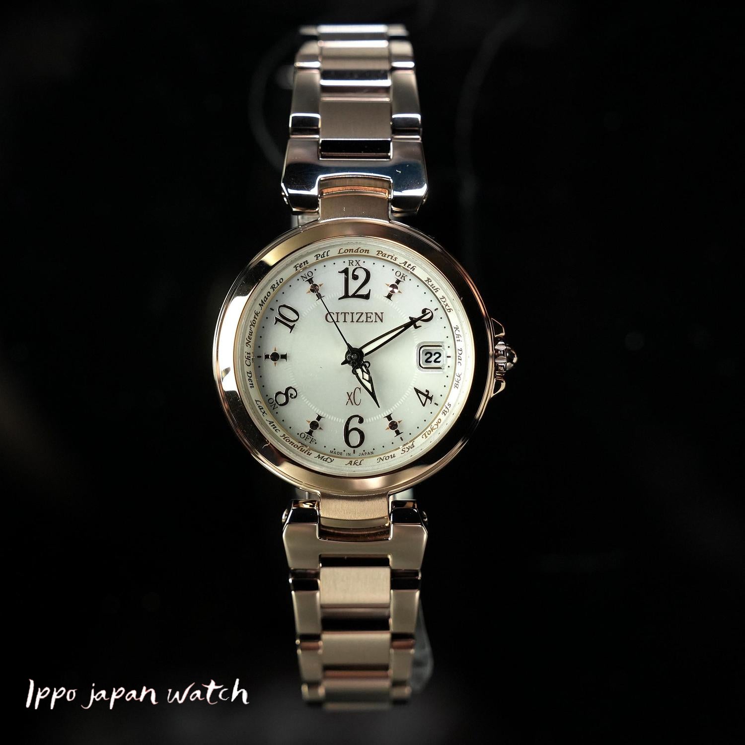CITIZEN EC1037-51A Watch - Women's Watch xC Basic Collection Eco-Drive Radio-Controlled Happy Flight