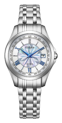 CITIZEN EC112059W Limited Edition 400 pieces Eco-Drive Solar Radio Controlled Direct Flight Pair Watch