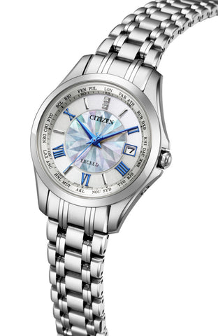 CITIZEN EC112059W Limited Edition 400 pieces Eco-Drive Solar Radio Controlled Direct Flight Pair Watch