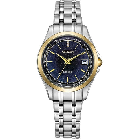 Citizen Exceed titanium solar radio EC1127-68L Limited edition Couple watches ladies