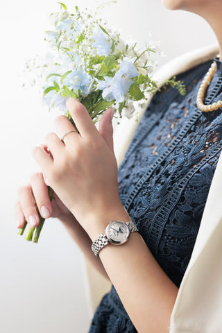 "Citizen EXCEED Ladies Watch, Titania Happy Flight, Solar Powered Eco-Drive Radio-Controlled Watch EE1020-77D"