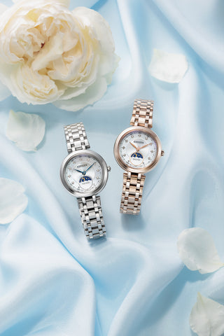 "Citizen EXCEED Ladies Watch, Titania Happy Flight, Solar Powered Eco-Drive Radio-Controlled Watch EE1020-77D"