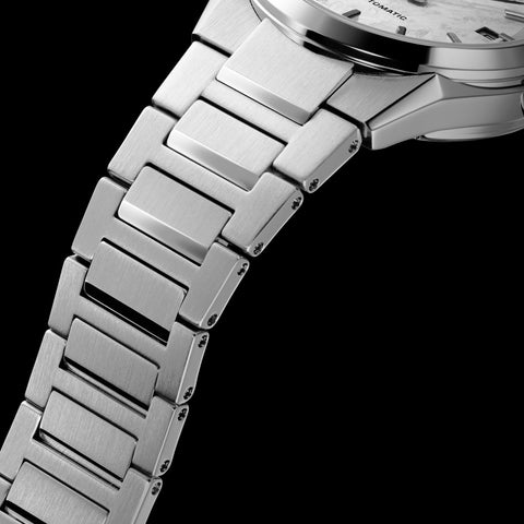 CASIO EFK-110D-7AJF Automatic Hand-Winding White Dial Stainless Steel Case Water Resistant
