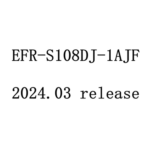 Casio Edifice EFR-S108DJ-1AJF EFR-S108DJ-1A 3-Hand Analog 2024.03 release Watch