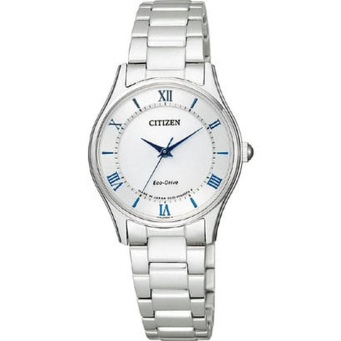 Citizen Eco-Drive Collection White Women's Pair Model Watch EM0400-51B