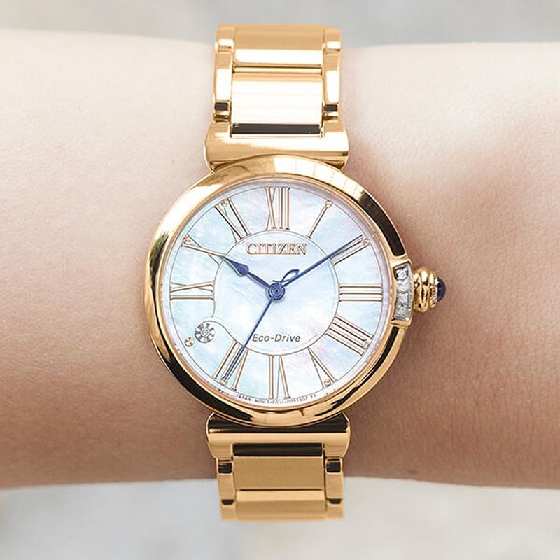 CITIZEN EM1063-89D Watch - Ladies Watch CITIZEN L Round Collection Eco-Drive (Image 5)