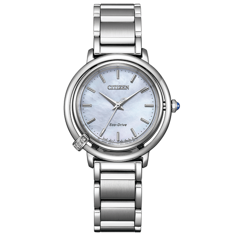 CITIZEN EM1090-60D Watch - Ladies Watch CITIZEN L ARCLY Collection Solar-Powered Eco-Drive with Interchangeable Band