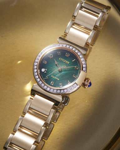 Citizen Women's Eco-Drive CITIZEN L Round Collection Watch with Extra Band EM1123-62X