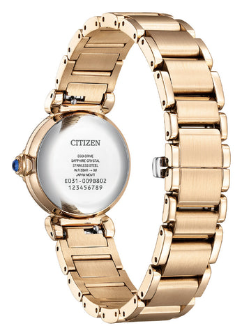 Citizen Women's Eco-Drive CITIZEN L Round Collection Watch with Extra Band EM1123-62X